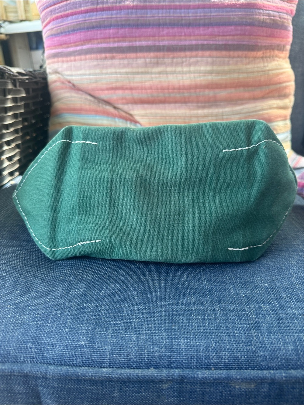 L.L. Bean Vtg Christmas Tree Mini Tote - Picture 5 of 6